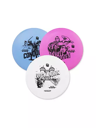 GURU | Disc Golf Starter-Set, 3-teilig | 